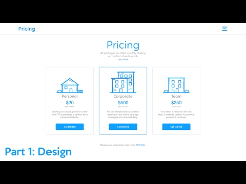 Web Design Speed Art + Speed Code - Pricing Packages (Part 1 of 2)