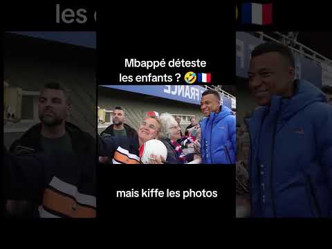 Mbappé déteste les enfants ? 🇫🇷🤣 #football #humour #parodie #foot #drôle #equipedefrance #cherki