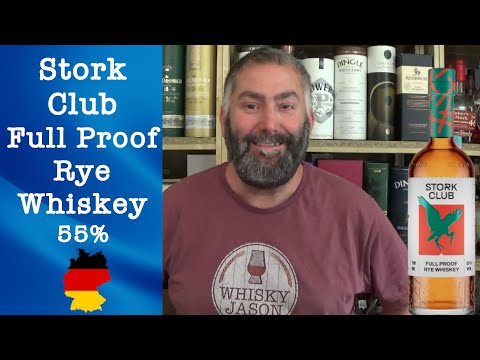 Stork Club Full Proof Rye Whiskey 55% (100% deutscher Roggen) - neues Design 2024