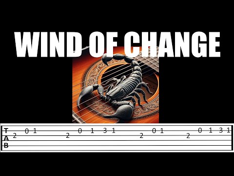 WIND OF GHANGE cover (Guitar Tab w/ Chords)