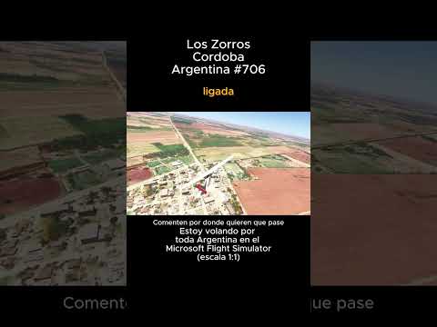 Los Zorros, Cordoba desde el Microsoft Flight Simulator #loszorros #cordoba #msfs #joaha45