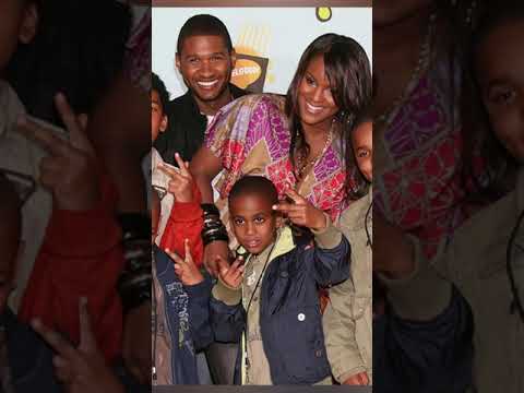 Usher and Grace Miguel beautiful family ❤❤❤ #celebrity #love #family #shorts