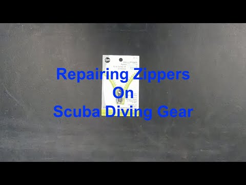#101 - Repairing Zippers on Scuba Diving Gear