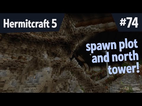Community area plot and north tower structure! — Hermitcraft 5 ep 74