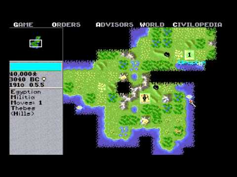 Let's Play Civilization I - Ep. 1 "Egyptian Beginnings"