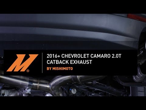 2016+ Chevrolet Camaro 2.0T Dual/ Quad Catback Exhaust Installation Guide by Mishimoto