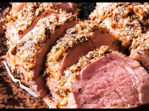 Herb and Mustard Crusted Tenderloin
