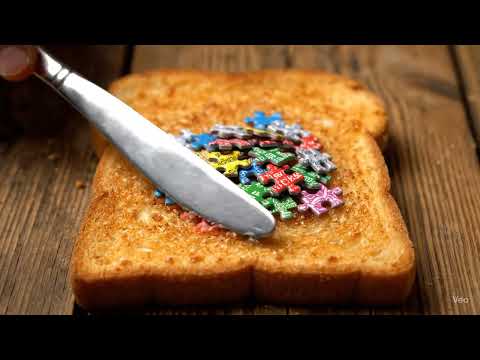 Puzzle Piece Toast Transformation | The Most Satisfying Food Art Ever