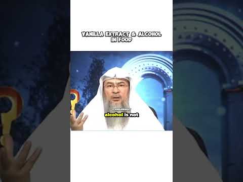 Is it permissible to consume foods with vanilla extract or alcohol? #assimalhakeem #islamicvideo