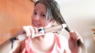 Probando plancha de cabello 3 en 1 Timco