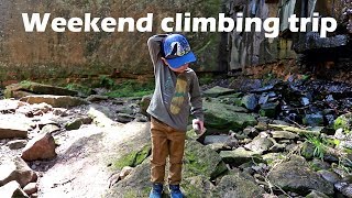 preview picture of video 'weekend climbing trip with the boys'