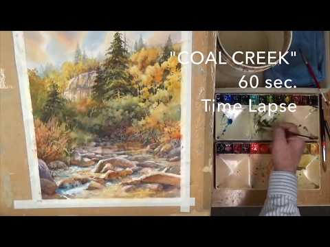 Preview 2 min - Roland Lee Watercolor Workshop "Coal Creek"