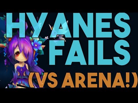 HYANES ARENA OFFENSE - (Now with speed tuning fails!) in SUMMONERS WAR!