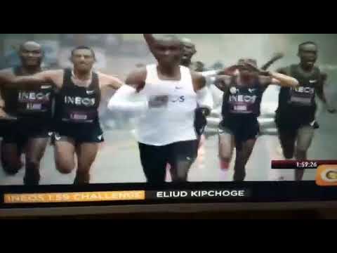 Man of history. Indeed no human is limited.Thumbs up!!!!Eliud Kipchoge
