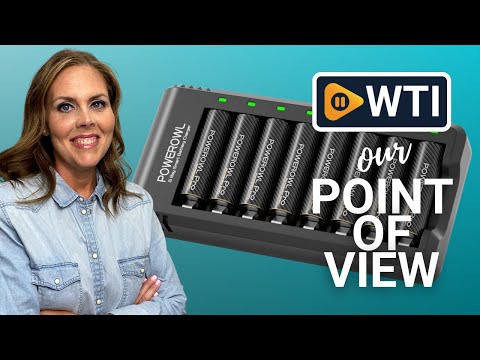 POWEROWL Goldtop Rechargeable AA Batteries PRO w/ 8 Bay Charger - WTI product video review