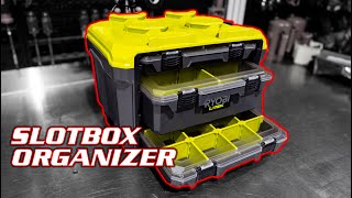RYOBI LINK SlotBox Organizer Kit [STM313K] - Modular Storage Organizer Bins