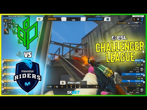 lauNX + Sprout vs Movistar Riders | ESL Challenger League Season 41: Europe - HiGHLiGHTS | CSGO