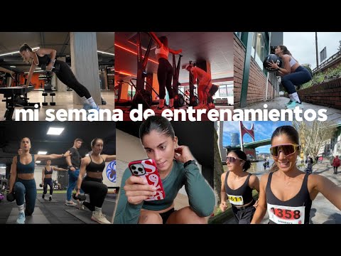 mis entrenamientos de la semana! gym, hyrox, running, carrera y recovery (entre viaje y viaje)