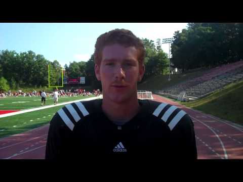 Interviews w/SJU Senior DB Dylan Graves and Soph. QB Nick Martin - 2013 River Falls
