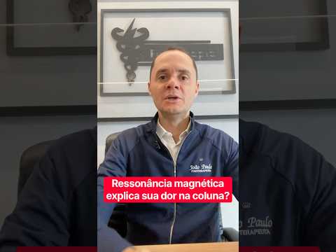 Ressonância Magnética explica sua dor na coluna? #dorciatica #fisioterapia #herniadedisco