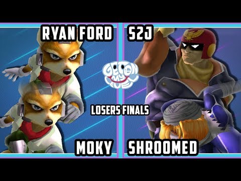 GOML 2019 SSBM - Ryan Ford & Moky Vs. S2J & Shroomed - Smash Melee Tournament Losers Finals