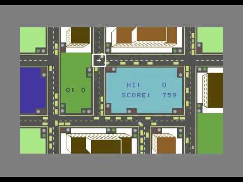 Traffic (C64) gameplay
