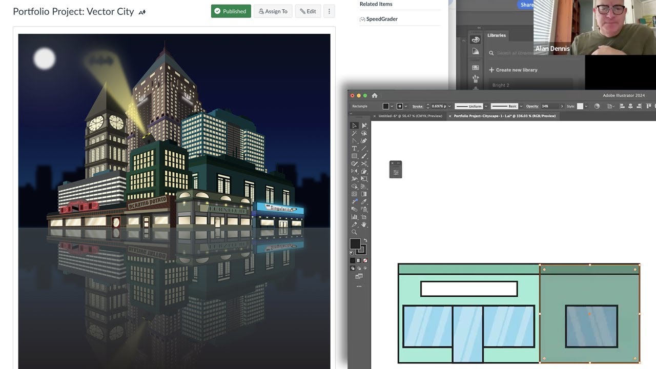 Vector City Introduction–Adobe Illustrator