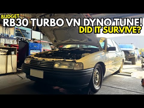 DYNO TIME! Budget Build RB30 VN COMMODORE gets tuned + FIRST DRIVE!!