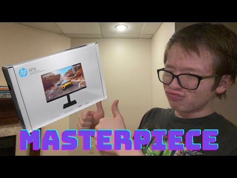 THIS IS THE BEST MONTOR IN MY LIFE (Matt Unboxing: HP X27q Monitor Review!!)