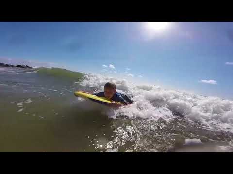 Bodyboarding  mit einfachspasshaben