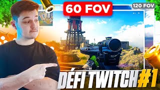 60 DE FOV SUR WARZONE ? DÉFI TWITCH #1