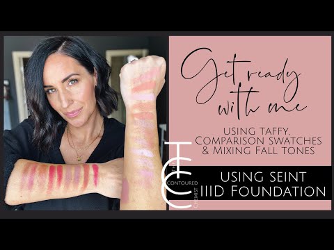 Fall Get Ready with Me Look using Taffy & IIID Foundation / Comparison Swatches & Mixing Fall Shades