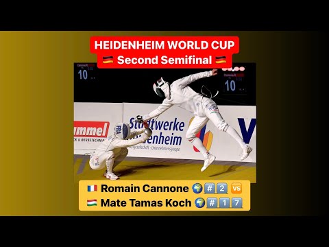 Heidenheim Grand Prix 2022 SME - L4 - Cannone FRA v Koch HUN