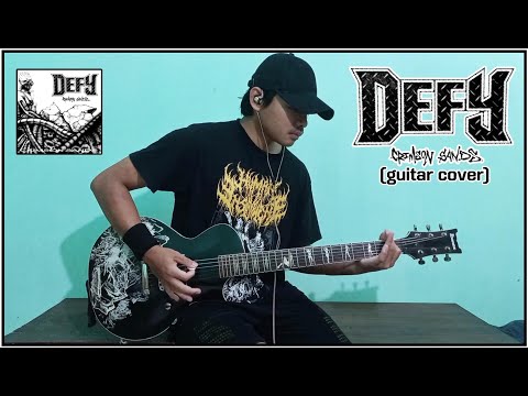 DEFY - CRIMSON SANDS (GUITAR COVER + TUTORIAL)
