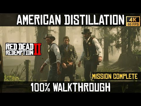 Red Dead Redemption 2: American Distillation Mission Cinematic 100% Walkthrough!
