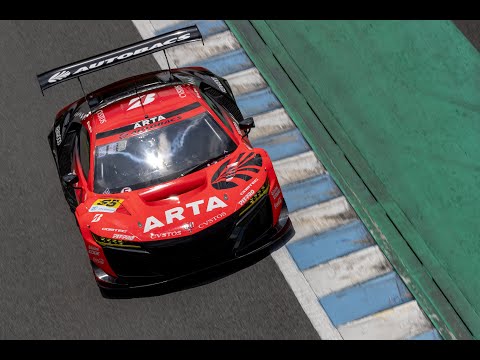 スーパーGT 第4戦もてぎ ARTA 55号車GT300(高木真一・佐藤蓮)のハイライト動画