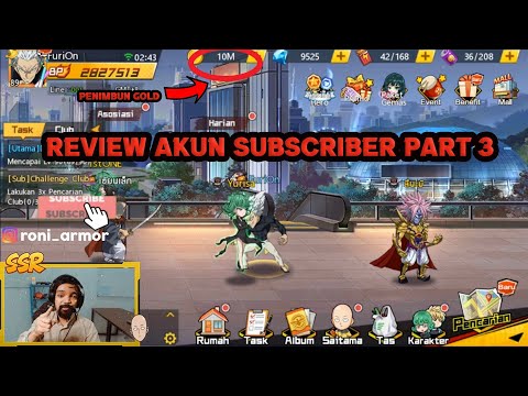 JANGAN NIMBUN GOLD LAH WOY!! REVIEW AKUN SUBSCRIBER PART 3 - One Punch Man The Strongest