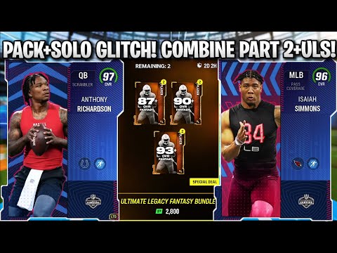 PACK GLITCH AND SOLO GLITCH! FREE 95 MCFADDEN! COMBINE PART 2 AND ULTIMATE LEGENDS!