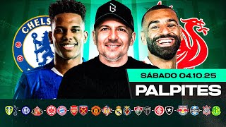 PALPITES DE FUTEBOL PARA O DIA 04 10 2025 (SÁBADO) | Boleiros Tips