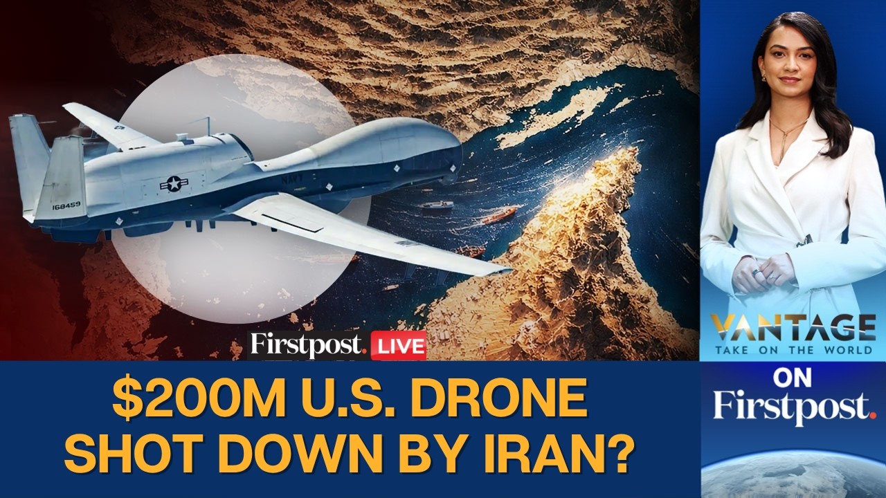Iran War LIVE: US Drone Worth $200M Disappears Over Hormuz Strait | US Iran War |Vantage | Firstpost