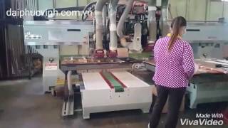 Máy gia công cnc router 5 đầu 2 bàn Anderson