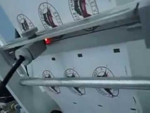 video of automatic roll to roll label heat transfer RATE10