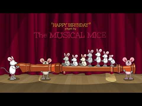Happy Birthday played by The Musical Mice - on the recorder