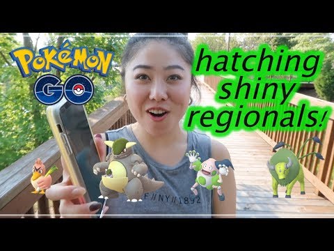 GOT SUPER LUCKY!! HATCHING SHINY REGIONAL 7K EGGS IN POKÉMON GO!