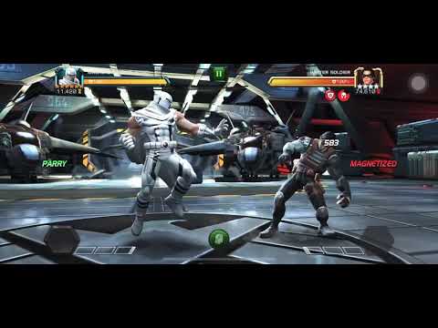 (Pre buff) 6* magneto marvel now vs winter soldier in realm