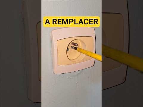 Remplacer une Prise électrique qui tient mal #lesdisjonctes #prisedecourant #electricien