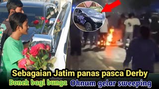 Download lagu Car with L plate damaged‼️ Bonek retaliates in this way mp3