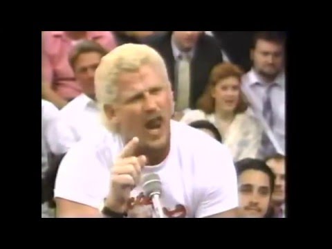 Morton Downey Jr Show - Whiny Ex Wrestler meets Dr. D !