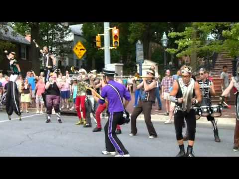 MarchFourth Marching Band Parade live at Musikfest 8.7.2012