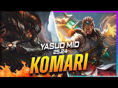Komari - Yasuo vs Ryze MID Patch 25.24 - Grandmaster Yasuo Gameplay